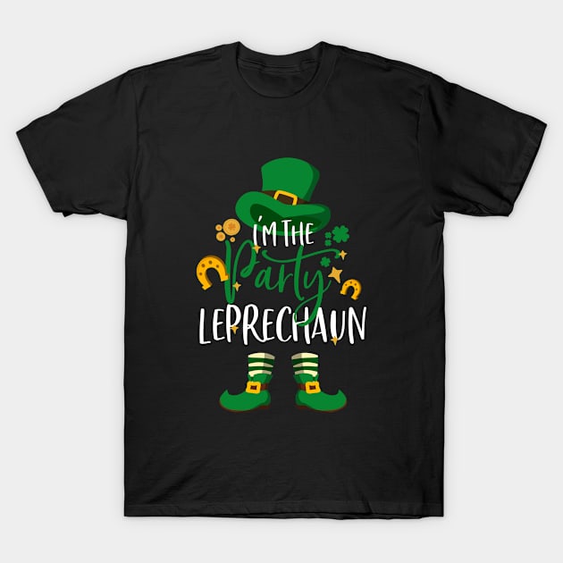 I'm The Party Leprechaun Group Matching St Patricks Day T-Shirt by dounjdesigner